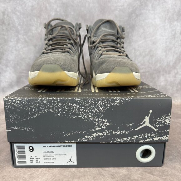Air Jordan 11 Retro Prem – Cool Grey/Sail | Men’s Size 9 | New in Box main image 4